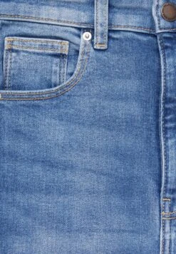 PULL & BEAR Super High Waisted - Jeans Skinny Fit - Blue Denim -Pull & Bear 8e425453caa145b4a6c6b4893cc9c69d