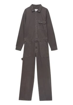 PULL & BEAR Long Sleeve - Tuta Jumpsuit - Grey -Pull & Bear 8e71ff7d760c4b77a71fa230525206be