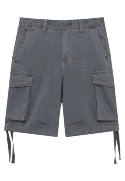 PULL & BEAR Bermuda- Shorts - Dark Grey -Pull & Bear 8ec503da0e734500a114c0d60e4a43d1