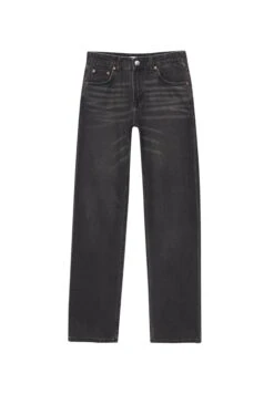 PULL & BEAR Mid Waist- Jeans A Sigaretta - Black -Pull & Bear 8ee903f9d96c4134bf04730f86aab3d9
