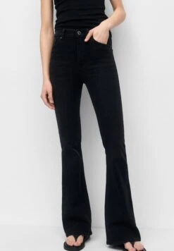 PULL & BEAR High-Waist - Jeans A Zampa - Black