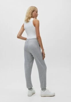 PULL & BEAR BasicPantaloni SportiviMottled Grey Donna Pantaloni PUC21A0KU-C11 -Pull & Bear 91133e478e47402f81cb6cdccfc16415