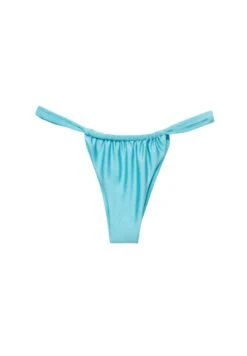 PULL & BEAR Wide Strap ShinyBikini Pezzo SottoBlue Donna Moda Mare PUC81I03F-K11 -Pull & Bear 91829a984cf74a37a812d17cef3ac720