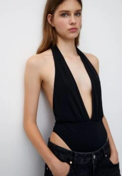 PULL & BEAR Halter Neckline - Body - Black 11 PULL & BEAR Halter Neckline - Body - Black -Pull & Bear 920898594cd1414d98a142d2a8071bf1