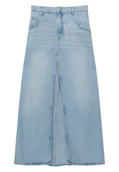 PULL & BEAR Long- Gonna A Campana - Blue Denim -Pull & Bear 93d78f87daa84d1289e0c7e1f83e96c1