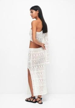 PULL & BEAR Crochet MidiGonna A TubinoBeige Donna Gonne PUC21B0J9-B11 -Pull & Bear 95ea544edb8540e98b2915cd950e07bd