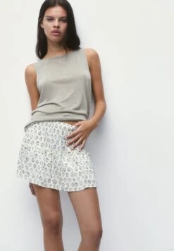 PULL & BEAR PrintedMinigonnaWhite Donna Gonne PUC21B0KB-A11 -Pull & Bear 977c2e1a5e4a4bcd9fb914c7f05eb4e3