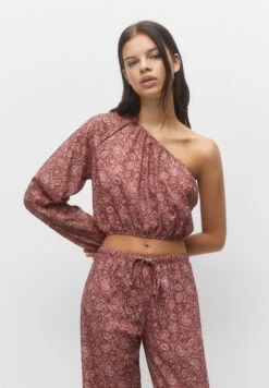 PULL & BEAR Asymmetric - Camicetta - Red