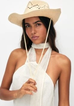 PULL & BEAR Cowboy With Drawstring - Cappello - Brown