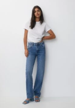 PULL & BEAR Mid Waist Jeans A SigarettaBlue Denim Donna Jeans PUC21N0LU-K12 10 PULL & BEAR Mid Waist Jeans A SigarettaBlue Denim Donna Jeans PUC21N0LU-K12 -Pull & Bear 99646cdd30d4427fa77cd71a2d8a109a