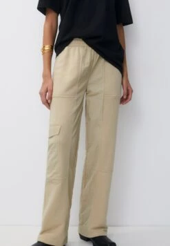 PULL & BEAR ContrastPantaloni CargoSand Donna Pantaloni PUC21A0VM-B11