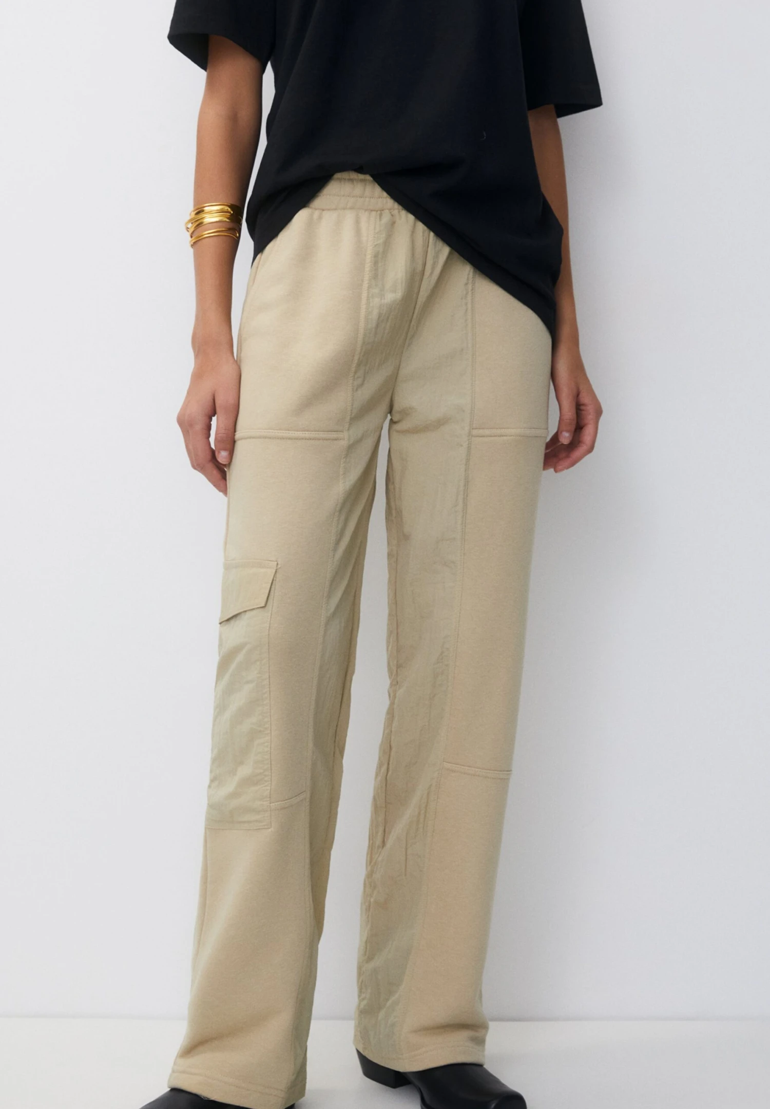 PULL & BEAR ContrastPantaloni CargoSand Donna Pantaloni PUC21A0VM-B11 3 PULL & BEAR ContrastPantaloni CargoSand Donna Pantaloni PUC21A0VM-B11