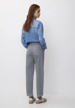 PULL & BEAR PaperbagJeans A SigarettaGrey Donna Jeans PUC21N0MN-C11 -Pull & Bear 99dc79321dca446aa3d046333fc62678