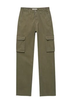 PULL & BEAR BasicPantaloni CargoKhaki Donna Pantaloni PUC21A0UZ-N11 -Pull & Bear 9e0aa8e8fd7749f7b95cdb54bef02911