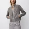 PULL & BEAR High NeckGiacca Di JeansDark Grey Donna Giacche E Blazer PUC21G0J0-C11 -Pull & Bear a0b048852a0b42ef8093d50d54748e5a