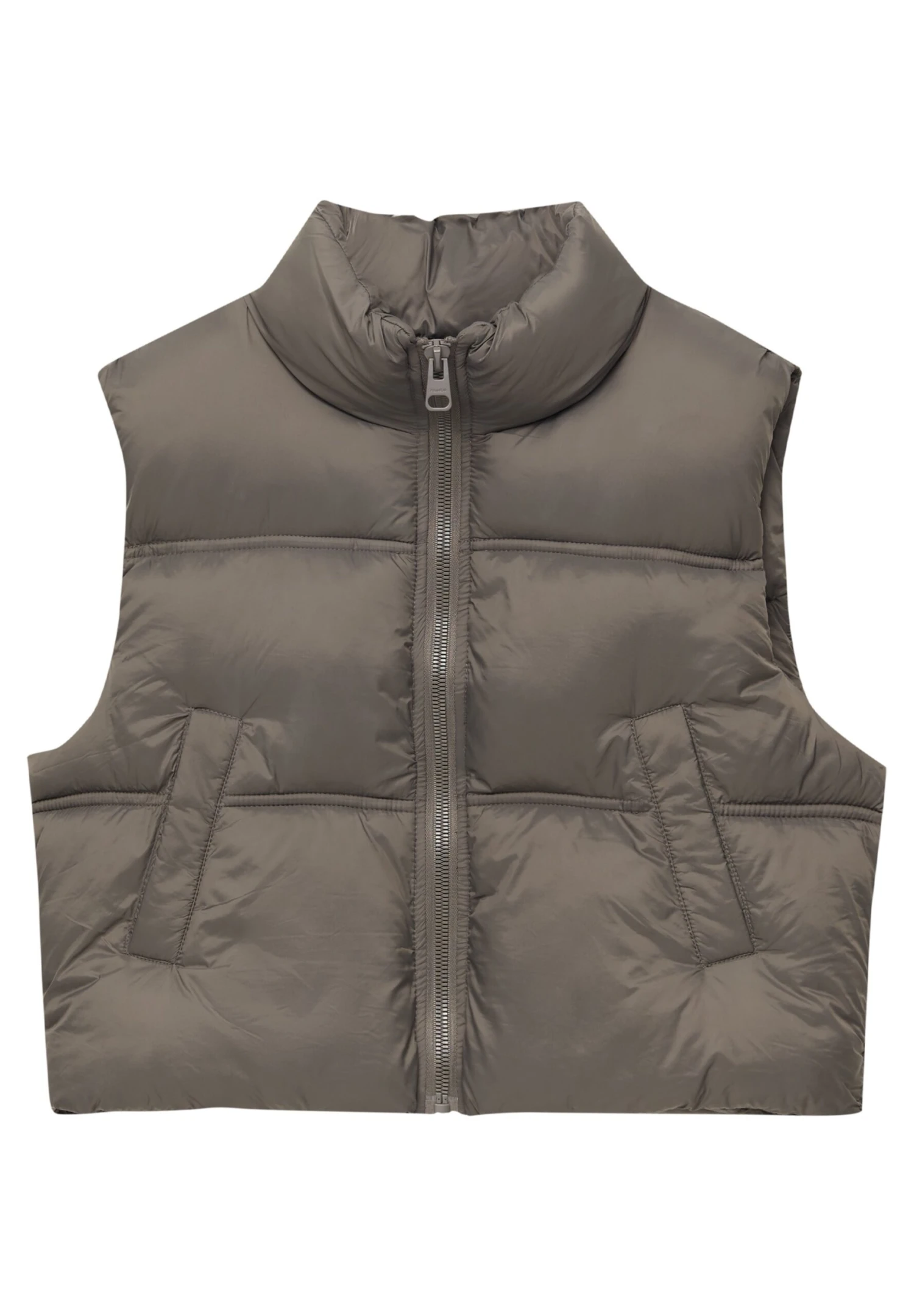 PULL & BEAR Short Puffer - Smanicato - Brown 7 PULL & BEAR Short Puffer - Smanicato - Brown - immagine 5