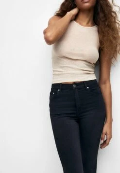 PULL & BEAR High WaistedJeans Skinny FitMottled Black Donna Jeans PUC21N0KE-Q11 12 PULL & BEAR High WaistedJeans Skinny FitMottled Black Donna Jeans PUC21N0KE-Q11 -Pull & Bear a327c22fc5a0480ebffa34e65e3f2aae