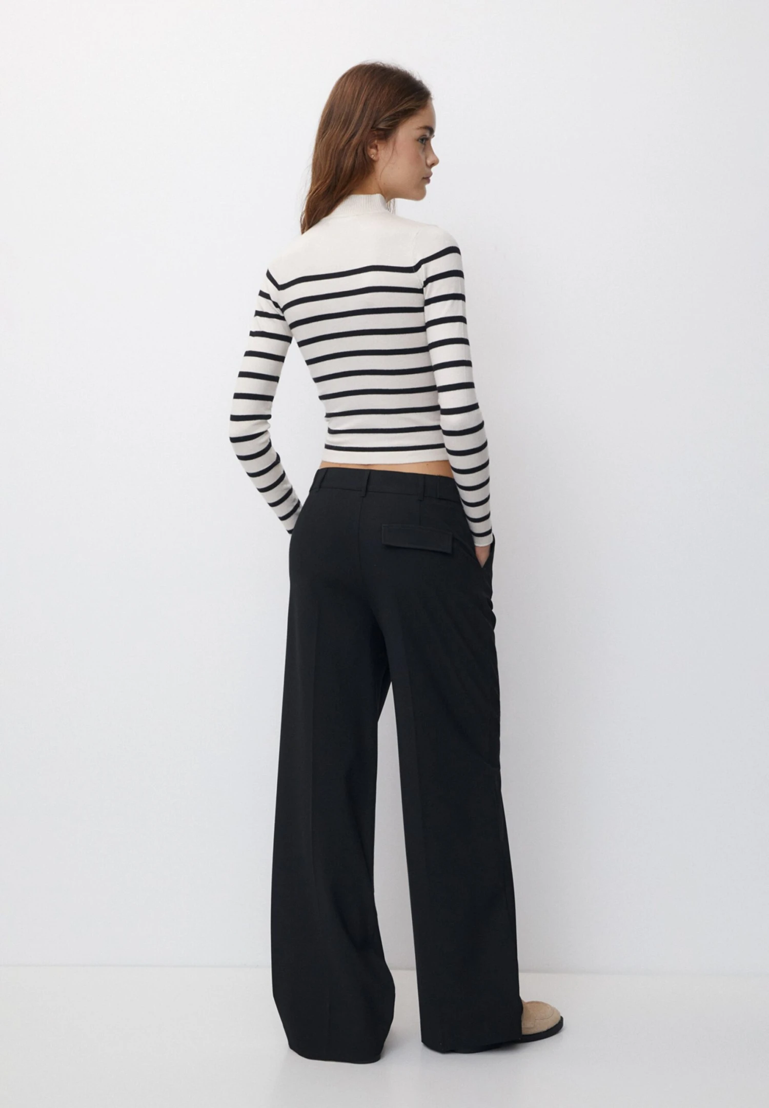 PULL & BEAR MaglioneBeige Donna Maglieria PUC21I0P1-B11 5 PULL & BEAR MaglioneBeige Donna Maglieria PUC21I0P1-B11 - immagine 3