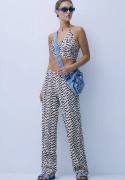 PULL & BEAR Printed CropTopSand Donna T-shirt E Top PUC21E11V-B11 -Pull & Bear a36b64d0ae3c479ba7bfef64ea1ca737