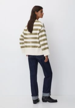 PULL & BEAR ChenilleMaglioneMottled Beige Donna Maglieria PUC21I0P8-B11 -Pull & Bear a3f5ba98234b4f57a328f23374d98637