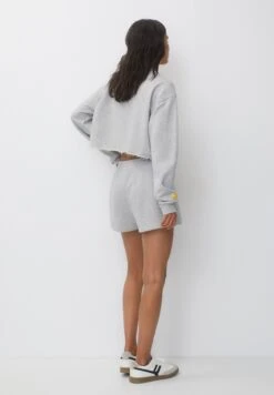 PULL & BEAR Smiley- Shorts - Grey -Pull & Bear a442d952b4ef469e97e0eb9fd4a4a90f