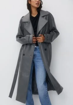 PULL & BEAR TrenchGrey Donna Cappotti PUC21U0ED-C11