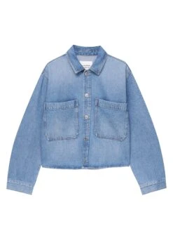 PULL & BEAR CamiciaBlue Denim Donna Camicie E Bluse PUC21E11U-K11 -Pull & Bear a67bdef346c64d0aa2adc39890c88cc1