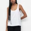 PULL & BEAR Rustic StrappyTopWhite Donna T-shirt E Top PUC21D2EW-A11 -Pull & Bear a6b42629207048859c5e548475dcd3c1