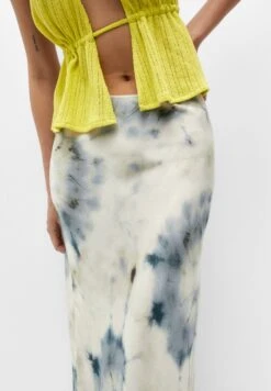 PULL & BEAR Tie-DyeGonna LungaWhite Donna Gonne PUC21B0J8-A11 -Pull & Bear a726b8a0ba564599a6ec3f4ff37a2232