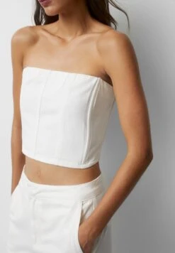 PULL & BEAR BandeauCorset TopWhite Donna T-shirt E Top PUC21D2H6-A11 -Pull & Bear a800f38180344c3e93be4144e537bdf6
