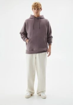 PULL & BEAR Basic ColouredFelpa Con CappuccioPurple Donna Felpe PUC21009J-I11 -Pull & Bear a83bead5464d4917929d5af4f118753a