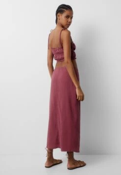 PULL & BEAR Bambula Rustic Gonna LungaDark Red Donna Gonne PUC21B0K7-G11 9 PULL & BEAR Bambula Rustic Gonna LungaDark Red Donna Gonne PUC21B0K7-G11 -Pull & Bear a9ecc56143934f679b9b7f5dadf56135