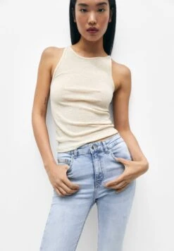 PULL & BEAR Push Up Jeans Skinny FitMottled Light Blue Donna Jeans PUC21N0K1-K14 -Pull & Bear ad715843b1b440138c59529410d9aacd