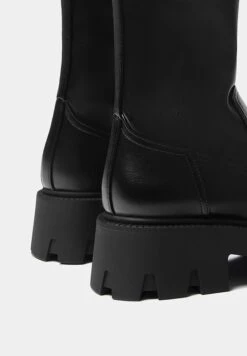 PULL & BEAR Flat StretchStivaletti Con PlateauBlack Donna Stivaletti PUC11N05A-Q11 -Pull & Bear ae270583a8b343459b2c79b5dc9d047c