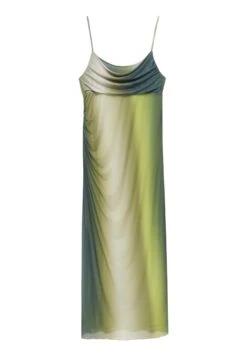 PULL & BEAR Ombré-Long - Vestito Lungo - Green -Pull & Bear af73bd0490904dccae2cc4b0183fc515