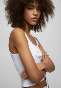 PULL & BEAR Basic TankTopWhite Donna T-shirt E Top PUC21D28H-A11 -Pull & Bear afc2787fc6c94df1a0417f35a85968a8