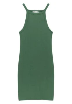PULL & BEAR Short Halter Abito In MagliaGreen Donna Vestiti PUC21C11H-M11 -Pull & Bear b039fe50d4c740ad92aef00445d0865d