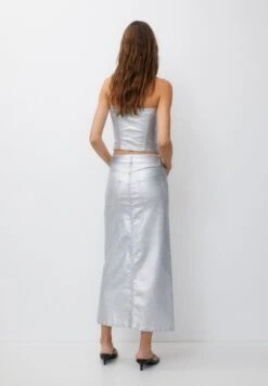 PULL & BEAR Gonna Di JeansSilver Coloured Donna Gonne PUC21B0KJ-D11 -Pull & Bear b0612253e07949e4bda4bc6658ebf95c