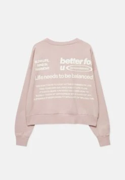 PULL & BEAR With Slogan FelpaPink Donna Felpe PUC21I0OQ-J11 16 PULL & BEAR With Slogan FelpaPink Donna Felpe PUC21I0OQ-J11 -Pull & Bear b07933768c7347199205e18281cf8c50