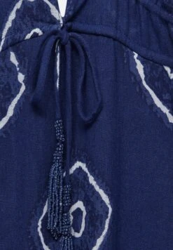 PULL & BEAR Rustic Long With Lacing - Vestito Lungo - Blue -Pull & Bear b0cf8b1bd78c48929eb3db7ff46838f2