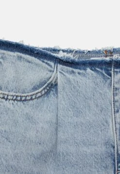 PULL & BEAR Wide Leg With Pleated Cuffs - Jeans A Zampa - Blue Denim 12 PULL & BEAR Wide Leg With Pleated Cuffs - Jeans A Zampa - Blue Denim -Pull & Bear b193570ac9d94d87880c4c90c7c50fce