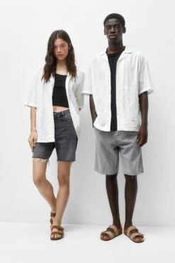 PULL & BEAR With Embroidered DetailCamiciaWhite Donna Camicie E Bluse PUC21009E-A11