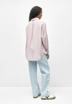 PULL & BEAR Rustic Oversized CamiciaPink Donna Camicie E Bluse PUC21E0YU-J12 -Pull & Bear b25d3805786045059b12c55597564bde