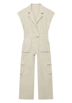 PULL & BEAR LongTuta JumpsuitBeige Donna Tute Jumpsuit PUC21T0AI-B11 -Pull & Bear b2672ee6d319407192ff3effa2eb50d9