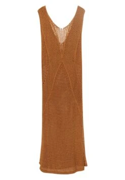 PULL & BEAR Long With V-Shaped BackVestito LungoBrown Donna Vestiti PUC21C159-O11 -Pull & Bear b385ef1e0f2041388f8efe6ced73ed90