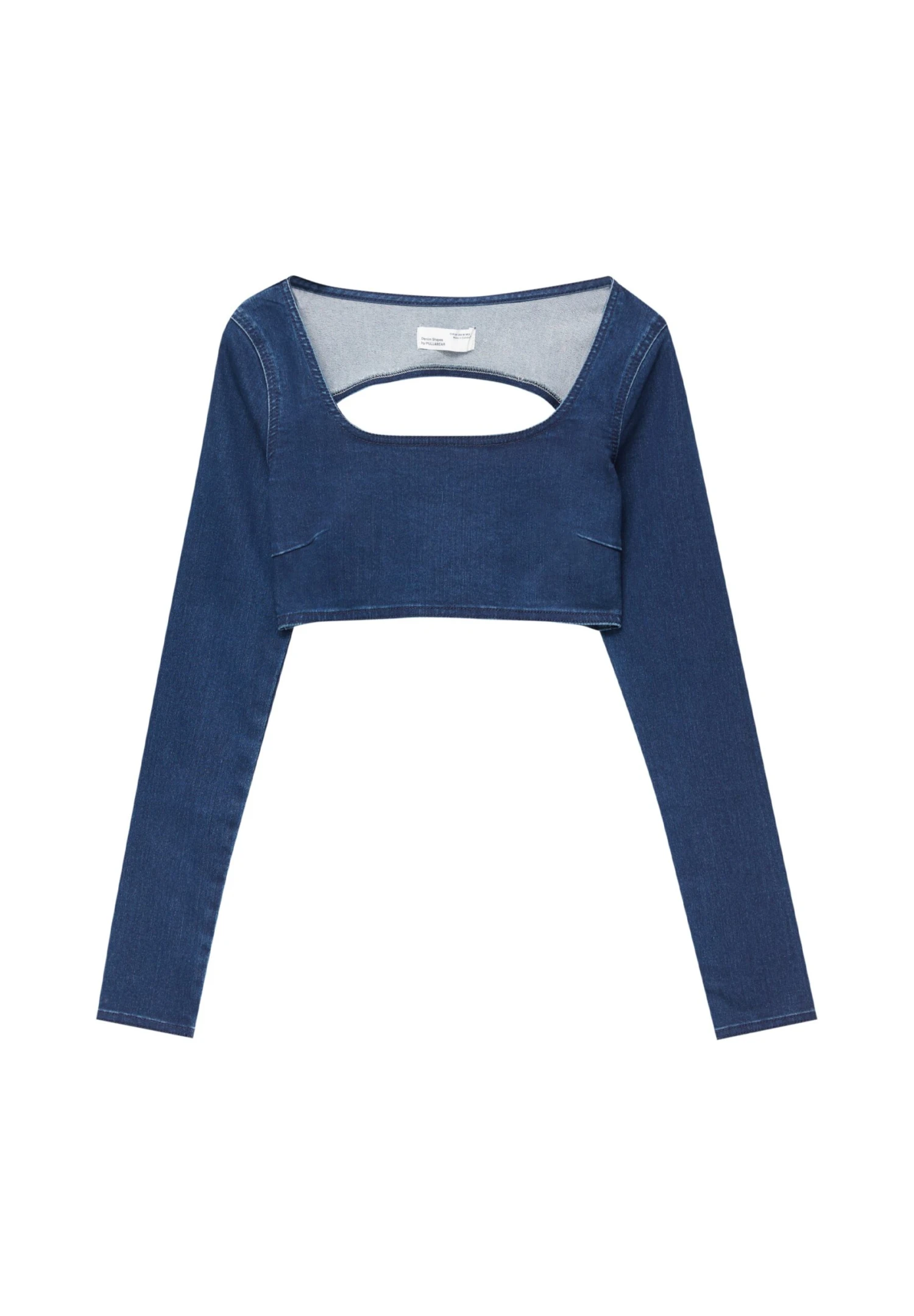 PULL & BEAR Seamless With VentCamicettaDark Blue Donna Camicie E Bluse PUC21E126-K11 7 PULL & BEAR Seamless With VentCamicettaDark Blue Donna Camicie E Bluse PUC21E126-K11 - immagine 5