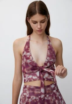 PULL & BEAR Draped Halter Crop TopRed Donna T-shirt E Top PUC21D2JI-G11 12 PULL & BEAR Draped Halter Crop TopRed Donna T-shirt E Top PUC21D2JI-G11 -Pull & Bear b47222da55944970bc86f265e2b4a631