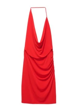PULL & BEAR HALTER - Vestito Elegante - Red -Pull & Bear b4be3bb668c647709e4557eb022e66f4