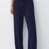 PULL & BEAR With FlowingRustic PantaloniDark Blue Donna Pantaloni PUC21A0UV-K11 2 PULL & BEAR With FlowingRustic PantaloniDark Blue Donna Pantaloni PUC21A0UV-K11 -Pull & Bear b571e92ab0a44f098c03ba7376a106e2