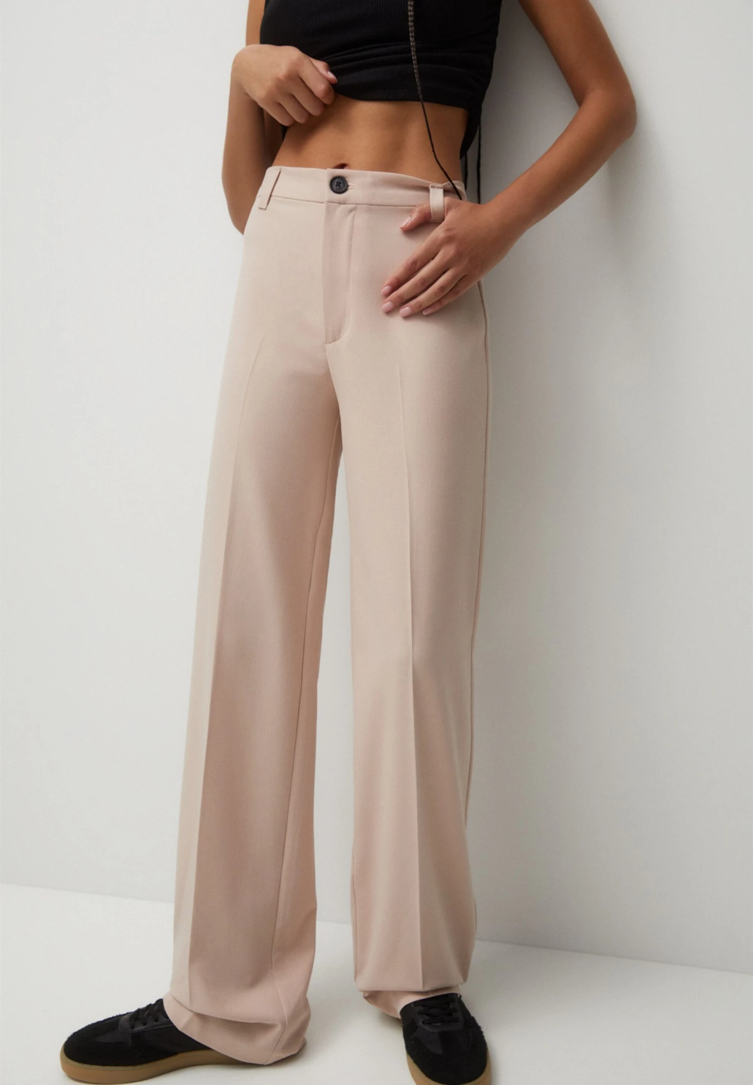 PULL & BEAR Formal Straight-Leg PantaloniLight Pink Donna Pantaloni PUC21A0SM-J11 3 PULL & BEAR Formal Straight-Leg PantaloniLight Pink Donna Pantaloni PUC21A0SM-J11